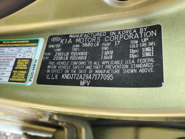 Photo 10 from auction – 2010 KIA SOUL + with VIN KNDJT2A29A7177095