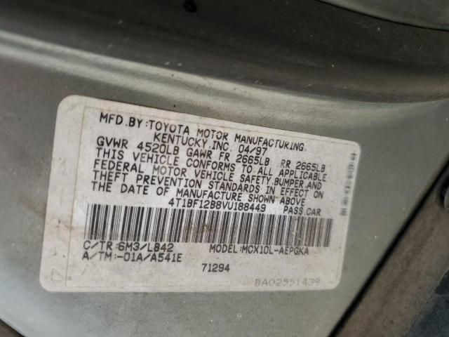 Photo 10 from auction – 1997 TOYOTA AVALON XL with VIN 4T1BF12B8VU188449