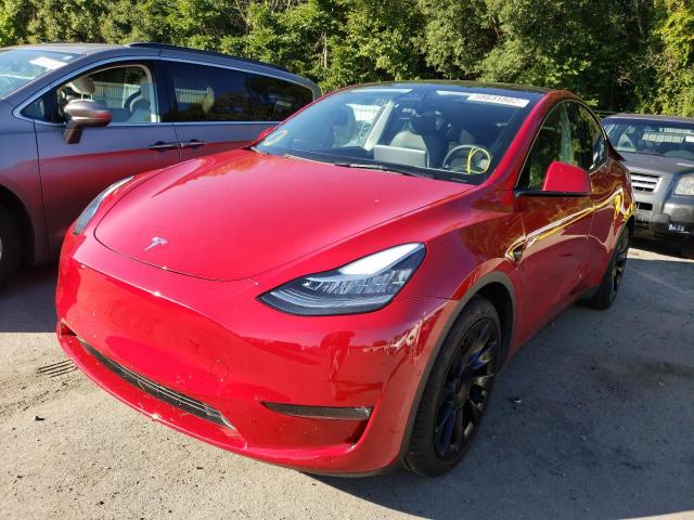 Foto 2 de la subasta – 2021 TESLA MODEL Y con VIN 5YJYGDEE4MF232232