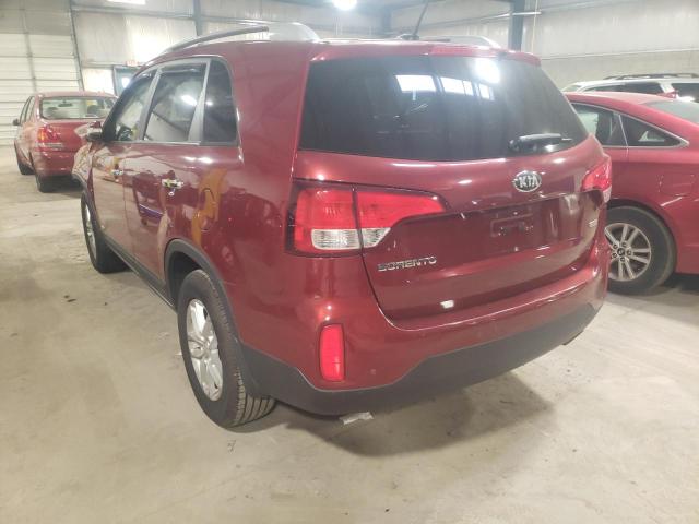 Photo 3 from auction – 2014 KIA SORENTO LX with VIN 5XYKTDA63EG501850