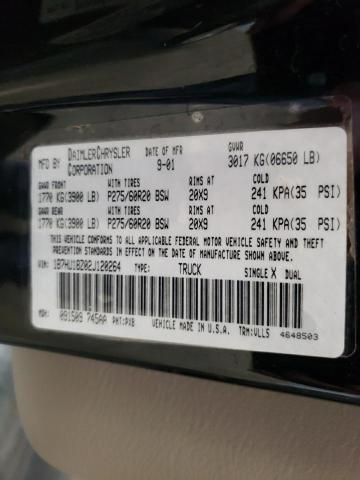 Photo 10 from auction – 2002 DODGE 150 RAM with VIN 1B7HU18Z02J120264