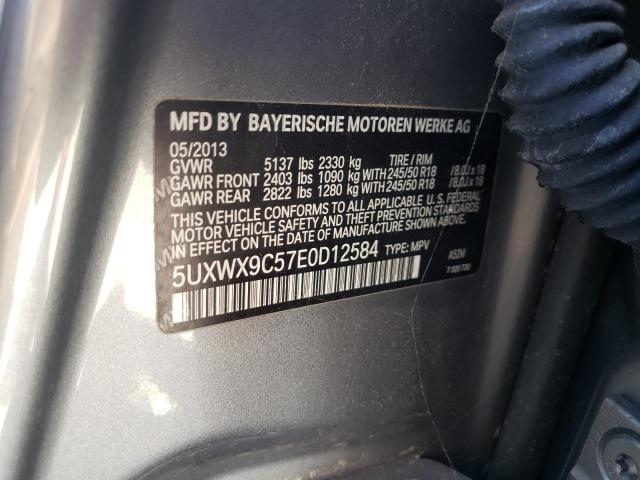 Photo 10 from auction – 2014 BMW X3 XDRIVE2 with VIN 5UXWX9C57E0D12584