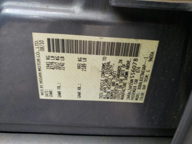 Photo 10 from auction – 2010 NISSAN ALTIMA BAS with VIN 1N4AL2AP2AN556078
