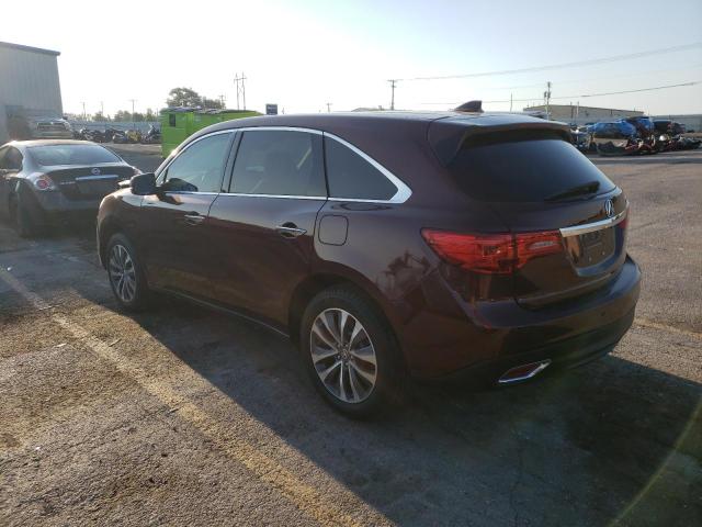Photo 3 from auction – 2016 ACURA MDX TECHNO with VIN 5FRYD4H43GB024504