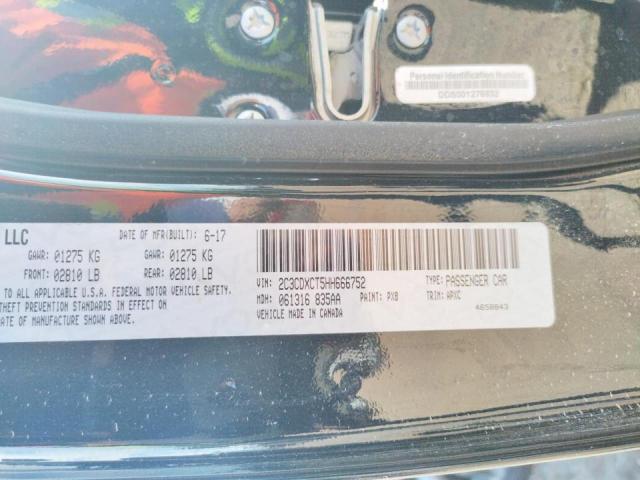 Photo 10 from auction – 2017 DODGE CHARGER R/ with VIN 2C3CDXCT5HH666752