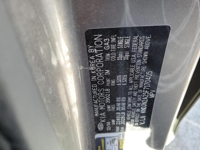 Photo 10 from auction – 2015 KIA SOUL with VIN KNDJN2A25F7170405