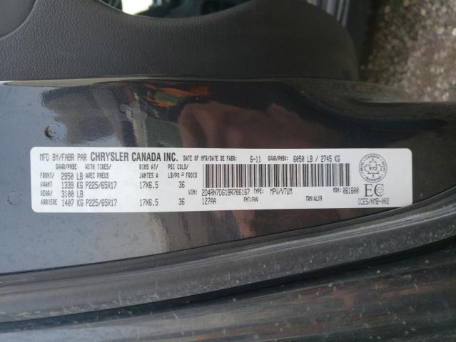 Photo 10 from auction – 2011 DODGE GRAND CARA with VIN 2D4RN7DG1BR786167