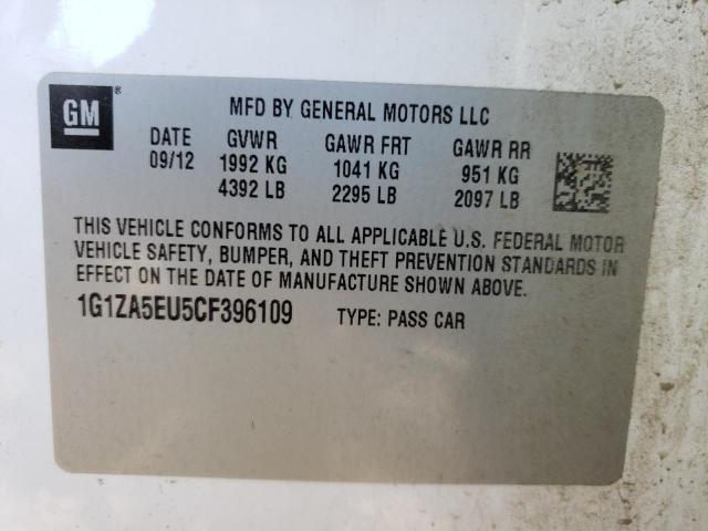 Photo 10 from auction – 2012 CHEVROLET MALIBU LS with VIN 1G1ZA5EU5CF396109