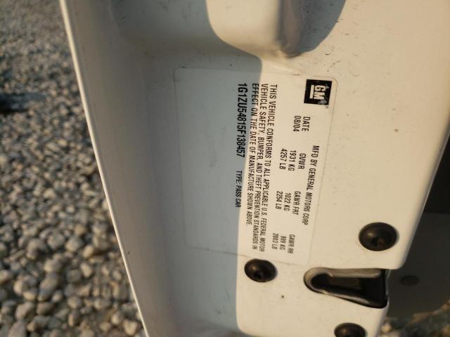 Photo 10 from auction – 2005 CHEVROLET MALIBU LT with VIN 1G1ZU54815F138457
