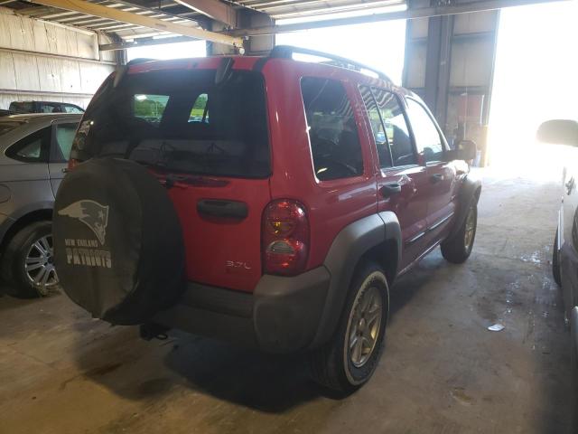 Photo 4 from auction – 2004 JEEP LIBERTY SP with VIN 1J4GL48K04W229519