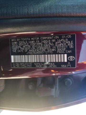 Photo 10 from auction – 2005 TOYOTA SCION XA with VIN JTKKT624050112770