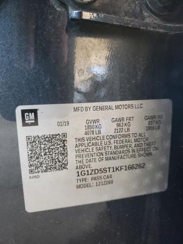 Photo 10 from auction – 2019 CHEVROLET MALIBU LT with VIN 1G1ZD5ST1KF166262