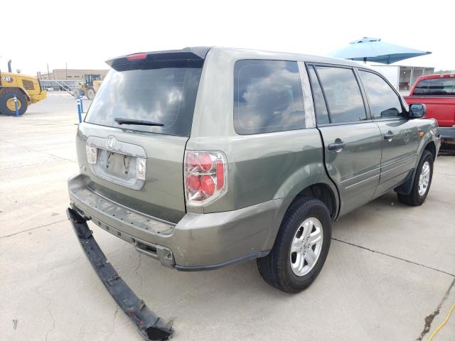 Photo 4 from auction – 2007 HONDA PILOT LX with VIN 5FNYF28147B022265