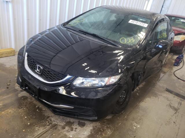 Photo 2 from auction – 2014 HONDA CIVIC LX with VIN 19XFB2F56EE061905