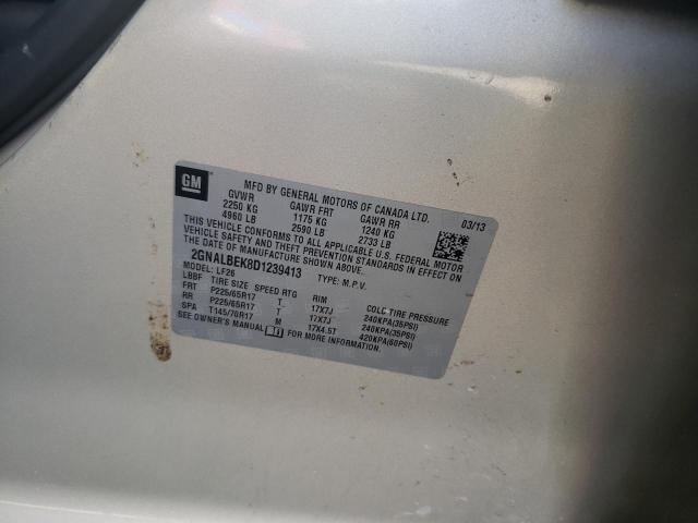 Photo 10 from auction – 2013 CHEVROLET EQUINOX LS with VIN 2GNALBEK8D1239413