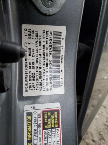 Photo 10 from auction – 2014 HONDA INSIGHT with VIN JHMZE2H35ES000900