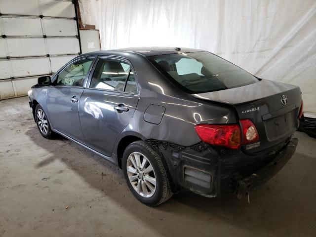 Photo 3 from auction – 2009 TOYOTA COROLLA BA with VIN 2T1BU40E79C111051