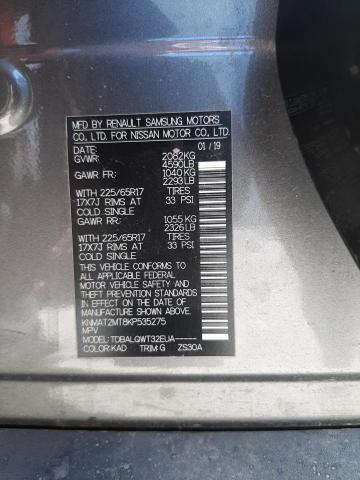 Photo 10 from auction – 2019 NISSAN ROGUE S with VIN KNMAT2MT8KP535275