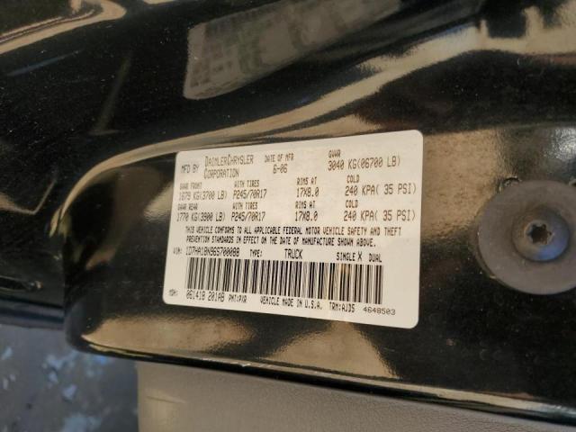 Photo 10 from auction – 2006 DODGE RAM 1500 S with VIN 1D7HA18N96S700088