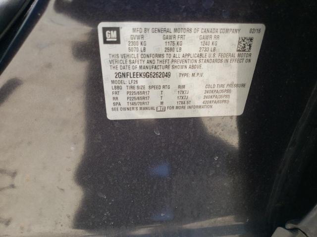Photo 10 from auction – 2016 CHEVROLET EQUINOX LS with VIN 2GNFLEEK9G6262049