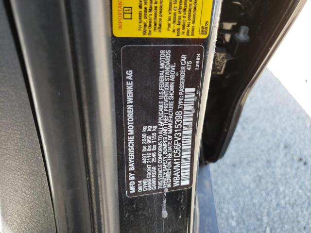 Photo 10 from auction – 2015 BMW X1 SDRIVE2 with VIN WBAVM1C56FV315398