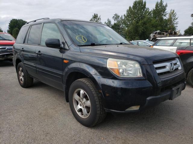 HONDA PILOT EX 2006 with VIN 2HKYF18576H560388 - Photo from auction