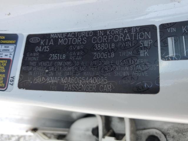 Photo 10 from auction – 2016 KIA FORTE LX with VIN KNAFX4A60G5440035