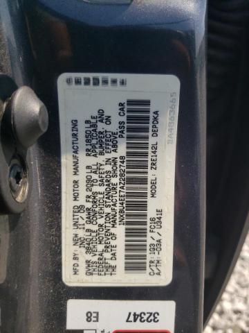 Photo 10 from auction – 2010 TOYOTA COROLLA BA with VIN 1NXBU4EE7AZ282748