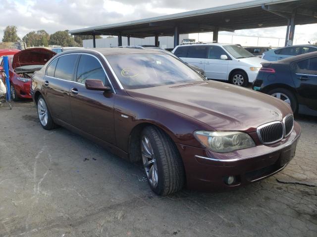 BMW 750 2007 with VIN WBAHN83587DT73376 - Photo from auction