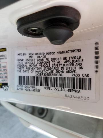 Photo 10 from auction – 2005 TOYOTA COROLLA CE with VIN 1NXBR30E55Z509301