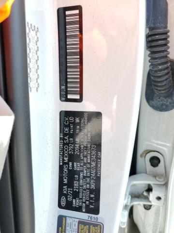Photo 10 from auction – 2021 KIA FORTE FE with VIN 3KPF24AD7ME343673