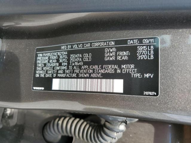 Photo 10 from auction – 2012 VOLVO XC90 3.2 with VIN YV4952CYXC1621344