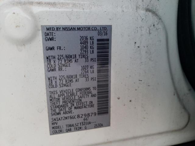 Photo 10 from auction – 2016 NISSAN ROGUE S with VIN 5N1AT2MT6GC829879