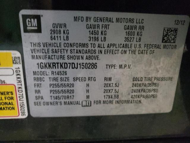 صورة رقم 10 من المزاد - 2013 GMC ACADIA DEN مع VIN 1GKKRTKD7DJ150286