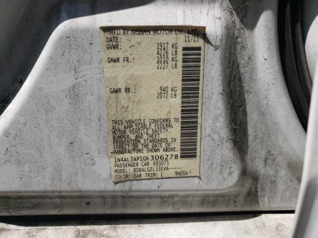 Photo 10 from auction – 2016 NISSAN ALTIMA 2.5 with VIN 1N4AL3AP1GN306278