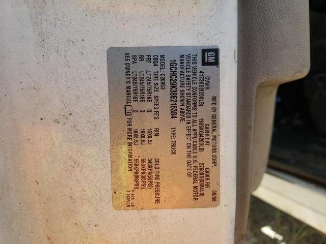 Foto 10 de la subasta – 2008 CHEVROLET SILVERADO con VIN 1GCHC29K38E216384