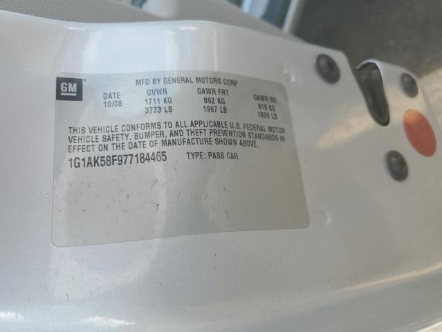 Photo 10 from auction – 2007 CHEVROLET COBALT with VIN 1G1AK58F977184465