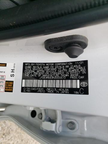 Photo 10 from auction – 2022 TOYOTA COROLLA LE with VIN JTDEAMDE8N3000673