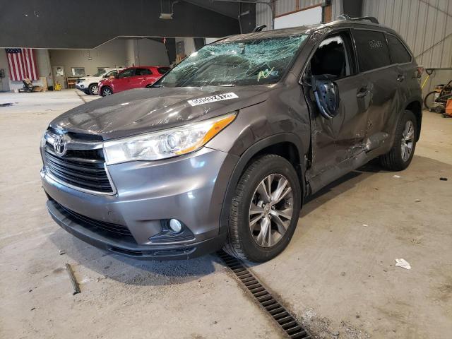 Photo 2 from auction – 2014 TOYOTA HIGHLANDER with VIN 5TDJKRFH5ES012147