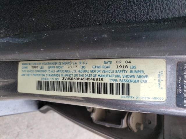 Photo 10 from auction – 2005 VOLKSWAGEN JETTA with VIN 3VWSR69M45M048819