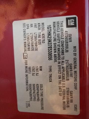 Photo 10 from auction – 2007 GMC SIERRA K25 with VIN 1GTHK29K07E530656