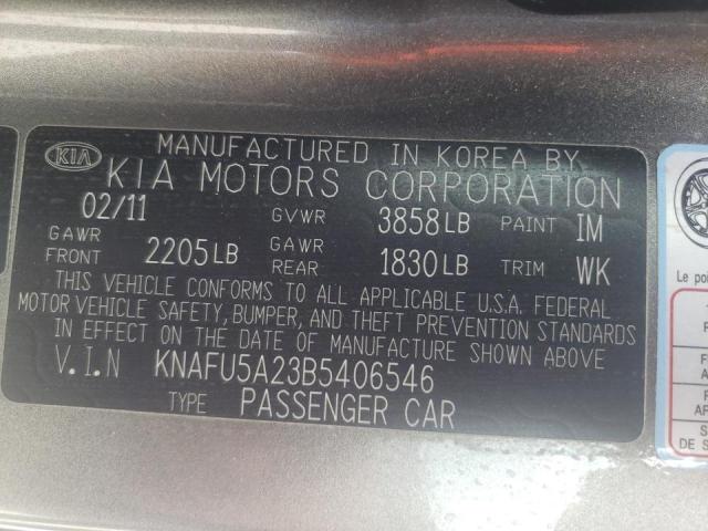 Photo 10 from auction – 2011 KIA FORTE EX with VIN KNAFU5A23B5406546