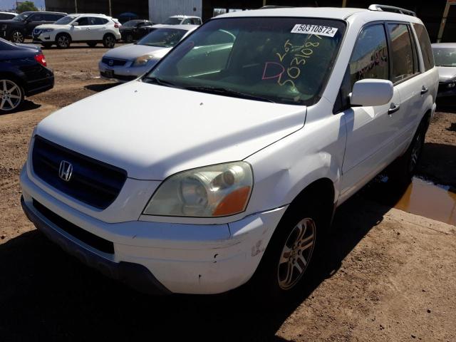 Photo 2 from auction – 2003 HONDA PILOT EX with VIN 2HKYF18423H537118