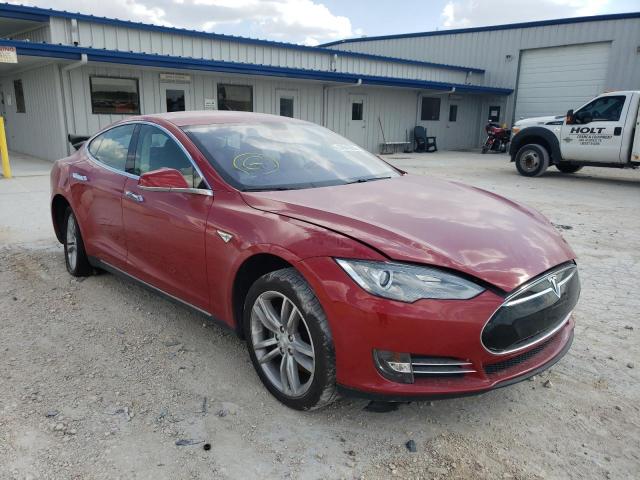 TESLA MODEL S 2013 with VIN 5YJSA1DP5DFP18282 - Photo from auction