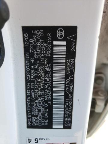Photo 10 from auction – 2006 TOYOTA COROLLA CE with VIN JTDBR32E360064826