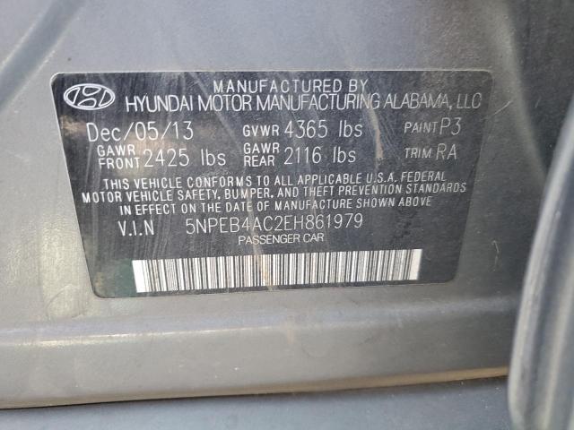 Photo 10 from auction – 2014 HYUNDAI SONATA GLS with VIN 5NPEB4AC2EH861979