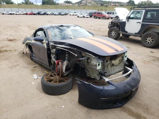 PORSCHE CAYMAN S 2017 with VIN WP0AB2A88HS285979 - Photo from auction