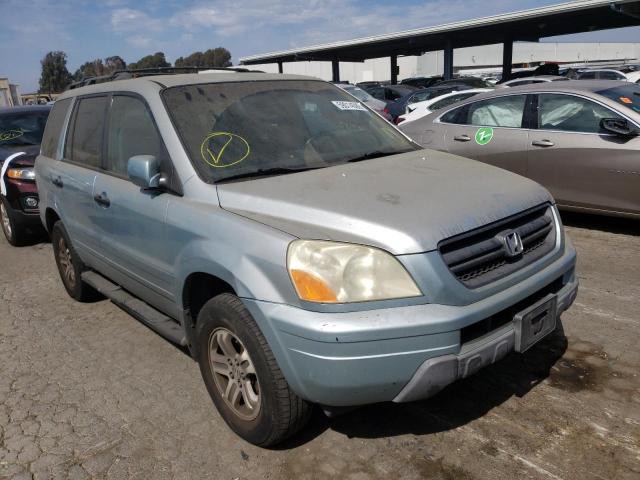 HONDA PILOT EXL 2003 with VIN 2HKYF18593H502469 - Photo from auction