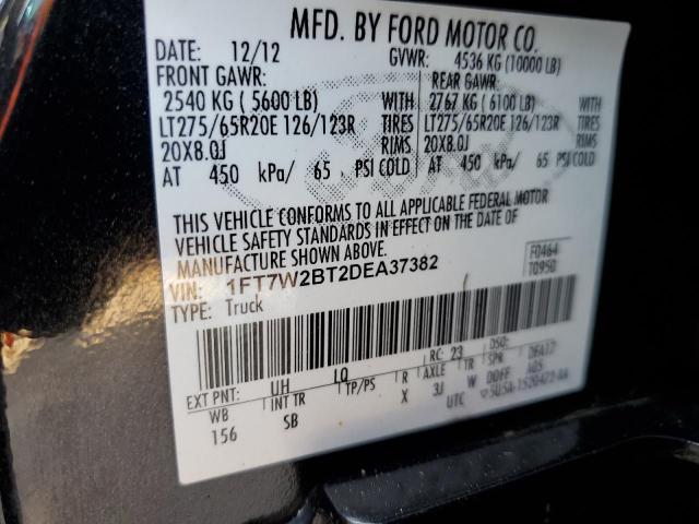 Photo 10 from auction – 2013 FORD F250 SUPER with VIN 1FT7W2BT2DEA37382