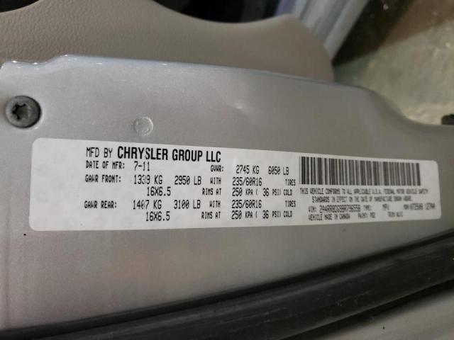 Photo 10 from auction – 2011 CHRYSLER TOWN & COU with VIN 2A4RR8DG9BR796558